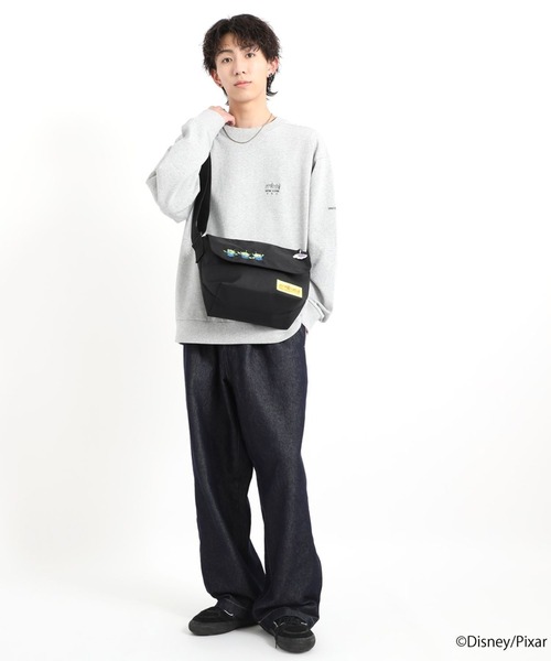 Manhattan Portage（マンハッタンポーテージ）の「Manhattan Portage/マンハッタンポーテージ ショルダーバッグ "トイストーリー" Nylon Messenger Bag(SM)FZP MGNT/ALIENS MP1605FZPTOYALN（ショルダーバッグ・メンズ・ブラック・FREE）」の17枚目の写真