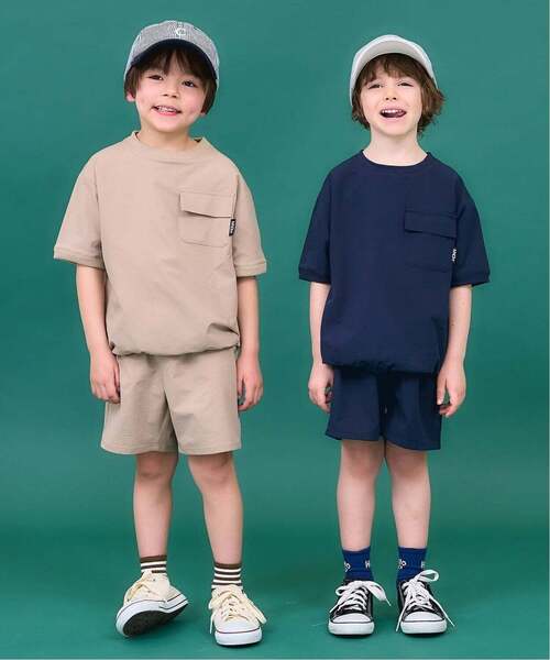 セール】ドライサッカーセットアップ【MNCM】【子供服】【キッズ