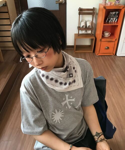 FREEMARIO（フリーマリオ）の「トリニティシンボルTシャツ[グレー]（Tシャツ/カットソー・レディース・グレー・SMALL/MEDIUM）」の11枚目の写真