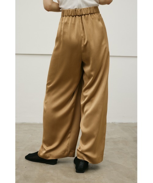 【OFF WHITE】サテンラップ ワイドパンツ UNITED ARROWS LTD. OUTLET｜サテンラップ ワイドパンツ | Rakuten