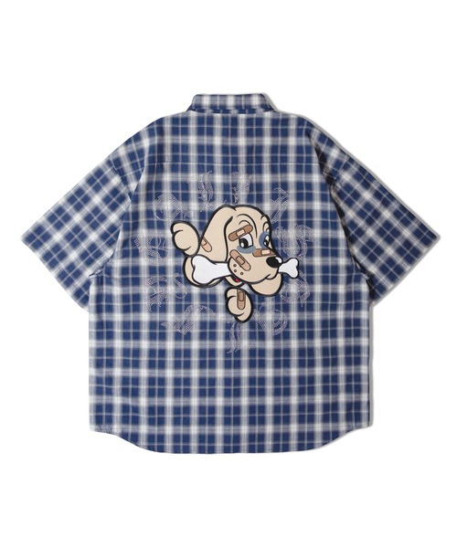 GALFY(ガルフィー)の「【別注】GA×GALFY-安心の十字架キラキラチェックシャツ(シャツ/ブラウス・メンズ・ブラック/ネイビー・L/XL)」の16枚目の写真