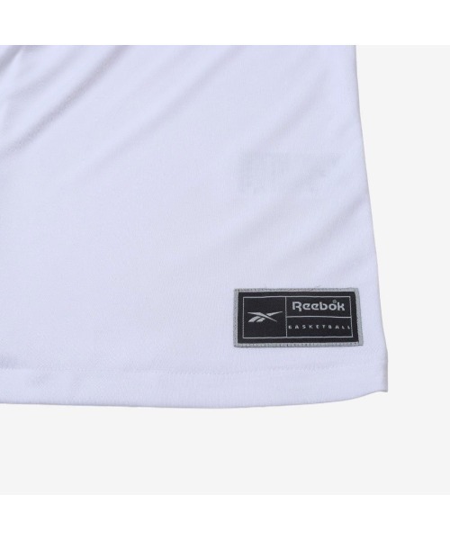 Reebok(リーボック)の「バスケットボール リラックス Tシャツ / ID BASKETBALL RELAXED T-SHIRT(Tシャツ/カットソー・メンズ・ブラック/ホワイト・X-LARGE/SMALL/MEDIUM/LARGE)」の5枚目の写真