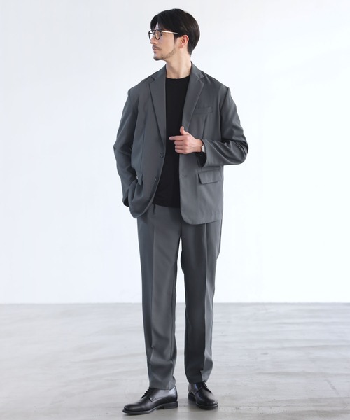 SPU(スプ)の「吸水速乾・抗菌防臭機能性半袖サマーウールTシャツ(Tシャツ/カットソー・メンズ・チャコール/ダークネイビー/ブラック/杢グレー・S/M/L/XL)」の12枚目の写真