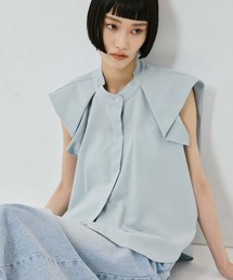 STUDIOUS | French Sleeve Drape Shirt(シャツ/ブラウス)