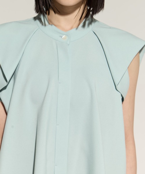 STUDIOUS(ステュディオス)の「French Sleeve Drape Shirt(シャツ/ブラウス・レディース・ホワイト/ブラック/ミント・FREE)」の17枚目の写真