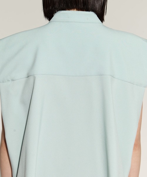 STUDIOUS(ステュディオス)の「French Sleeve Drape Shirt(シャツ/ブラウス・レディース・ホワイト/ブラック/ミント・FREE)」の20枚目の写真