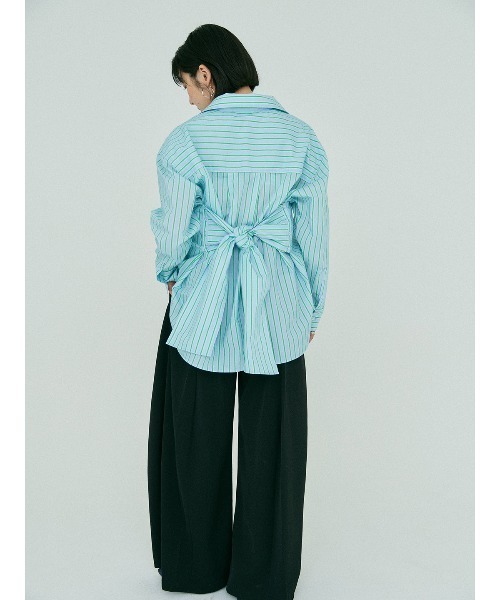 BLUE×PALANG（ブルーパラン）の「BP ORIGINAL X SHIRT（stripe）（シャツ/ブラウス・レディース・ブルー・FREE）」の11枚目の写真