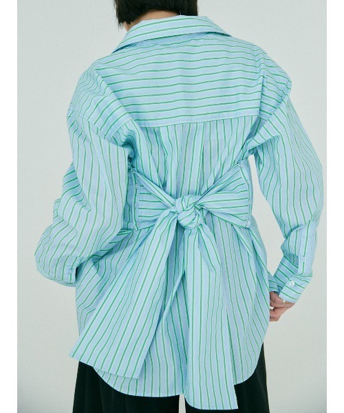 BLUE×PALANG（ブルーパラン）の「BP ORIGINAL X SHIRT（stripe）（シャツ/ブラウス・レディース・ブルー・FREE）」の9枚目の写真