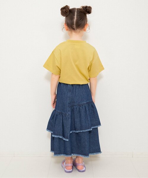 BREEZE(ブリーズ)の「スポーツプリント半袖Tシャツ(Tシャツ/カットソー・キッズ・イエロー/ブルー/オフホワイト・90/100/110/120/130/140/150)」の6枚目の写真