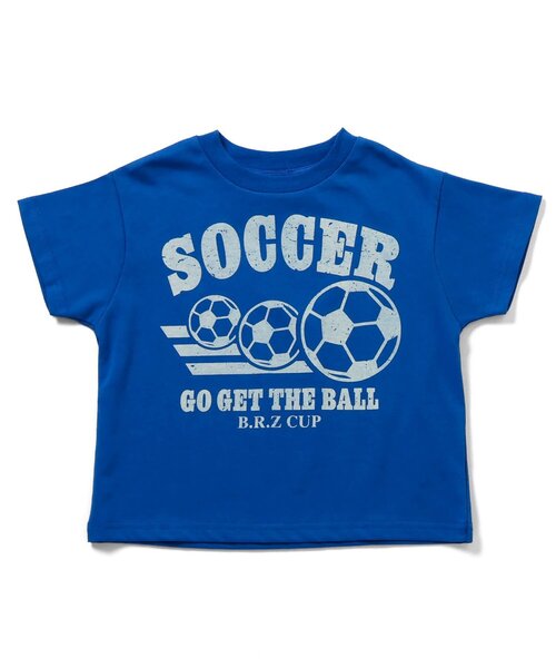 BREEZE(ブリーズ)の「スポーツプリント半袖Tシャツ(Tシャツ/カットソー・キッズ・イエロー/ブルー/オフホワイト・90/100/110/120/130/140/150)」の9枚目の写真
