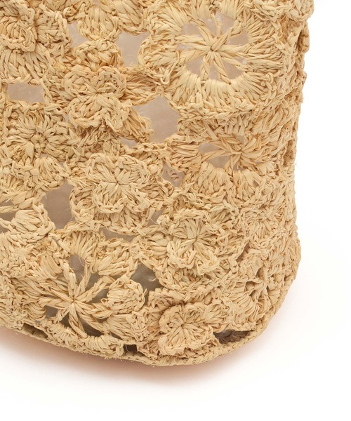ROSE BUD(ローズバッド)の「(toca)FULL BLOOM BAG(ショルダーバッグ・レディース・ブラック/ベージュ・ONE SIZE)」の9枚目の写真