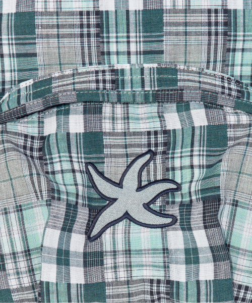 THECOLDESTMOMENT(ザコールデストモーメント)の「TCM starfish patchwork backpack (green)(バックパック/リュック・レディース・その他・OS)」の4枚目の写真