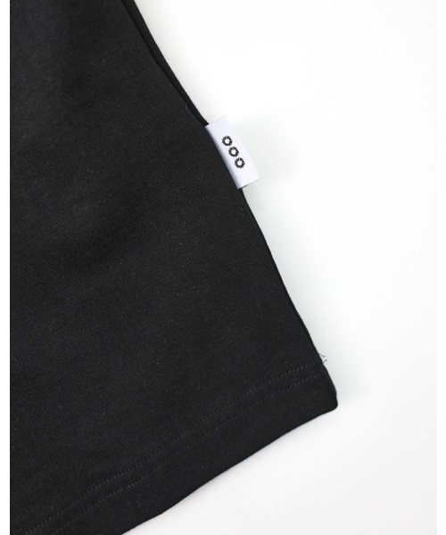 999HUMANITY（999ヒューマニティ）の「EVD イージーロゴハーフTシャツ (ブラック)（Tシャツ/カットソー・レディース・その他・OS/1(S)/2(M)/3(L)/0(XS)/4(XL)）」の5枚目の写真