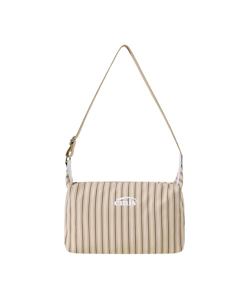 EMIS(イミス)の「STRIPE HOBO BAG(ショルダーバッグ・レディース・ライトブルー/ピンク/ベージュ・FREE)」の1枚目の写真