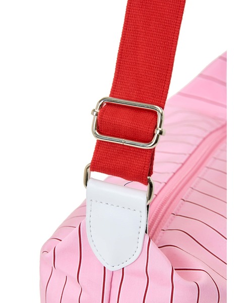 EMIS(イミス)の「STRIPE HOBO BAG(ショルダーバッグ・レディース・ライトブルー/ピンク/ベージュ・FREE)」の12枚目の写真