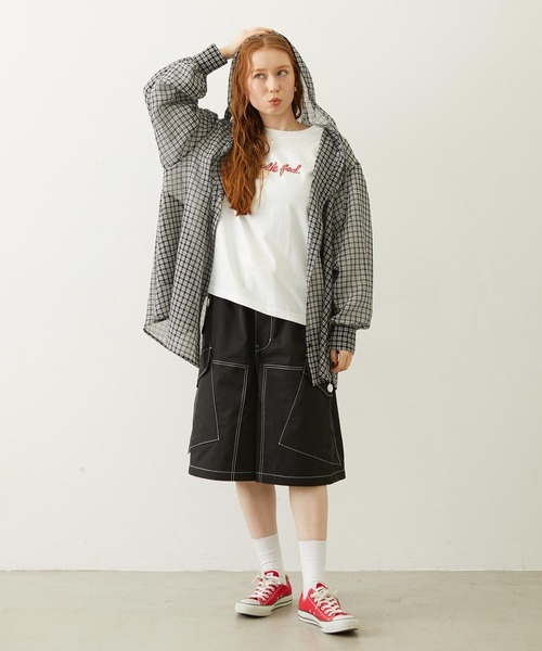 MILKFED.(ミルクフェド)の「ICING LOGO L/S TEE(Tシャツ/カットソー・レディース・ホワイト/アッシュ/ライトブルー・M/L)」の11枚目の写真