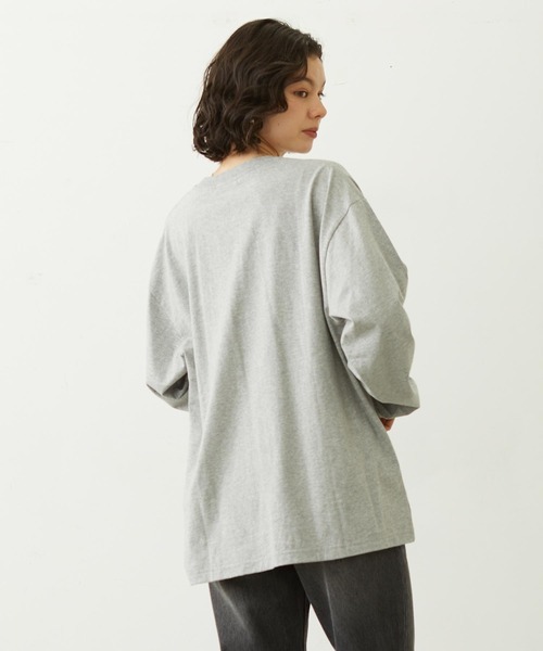 MILKFED.(ミルクフェド)の「ICING LOGO L/S TEE(Tシャツ/カットソー・レディース・ホワイト/アッシュ/ライトブルー・M/L)」の15枚目の写真