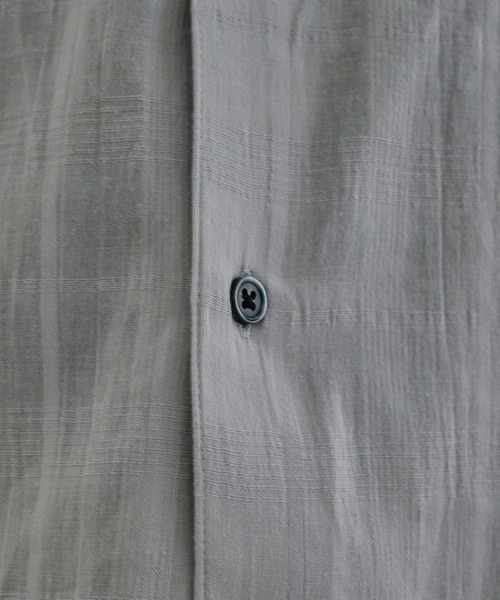 EPNK(イーピーエヌケー)の「Shadow Check Sheer Shirt / シャドーチェックシアーシャツ(シャツ/ブラウス・メンズ・ネイビー/グレー/ブラック・LARGE/MEDIUM/SMALL)」の22枚目の写真