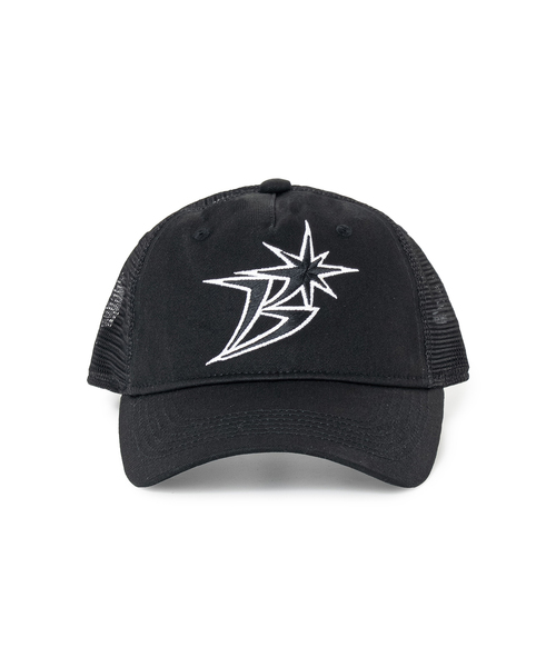 BOTT(ボット)の「BoTT / ボット B LOGO MESH BACK 5 PANEL CAP(キャップ・メンズ・オレンジ/ブラック・FREE)」の2枚目の写真