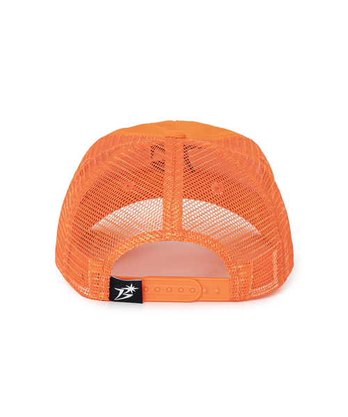 BOTT(ボット)の「BoTT / ボット B LOGO MESH BACK 5 PANEL CAP(キャップ・メンズ・オレンジ/ブラック・FREE)」の4枚目の写真
