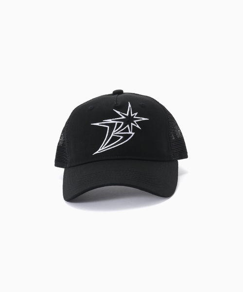 BOTT(ボット)の「BoTT / ボット B LOGO MESH BACK 5 PANEL CAP(キャップ・メンズ・オレンジ/ブラック・FREE)」の6枚目の写真