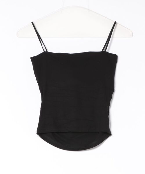 LAULEN（ローレン）の「side gather camisole / サイドギャザーキャミソール（キャミソール・レディース・アイボリー/ホワイト/ブラック・FREE）」の4枚目の写真