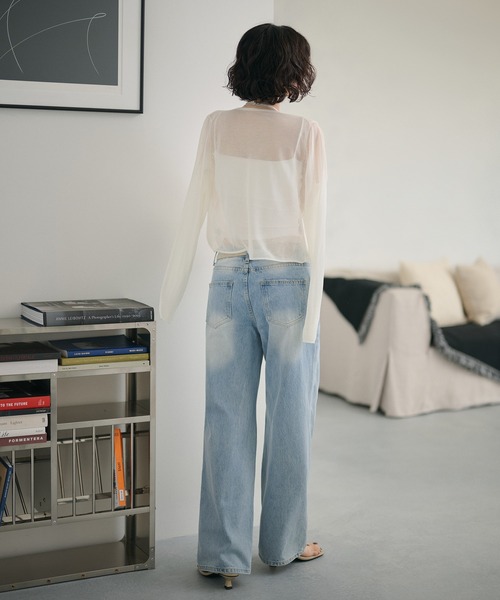LAULEN（ローレン）の「side gather camisole / サイドギャザーキャミソール（キャミソール・レディース・アイボリー/ホワイト/ブラック・FREE）」の14枚目の写真
