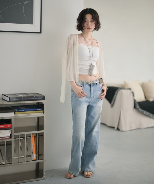 LAULEN（ローレン）の「side gather camisole / サイドギャザーキャミソール（キャミソール・レディース・アイボリー/ホワイト/ブラック・FREE）」の16枚目の写真