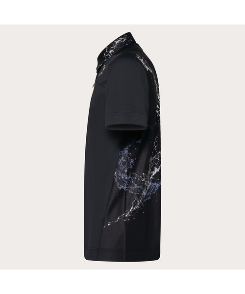 OAKLEY(オークリー)の「オークリーSKULL WATER BALLET SHIRT ポロシャツゴルフメンズ/ゴルフ/吸汗速乾/OAKLEY(ポロシャツ・メンズ・ブラック・M/L/S)」の9枚目の写真
