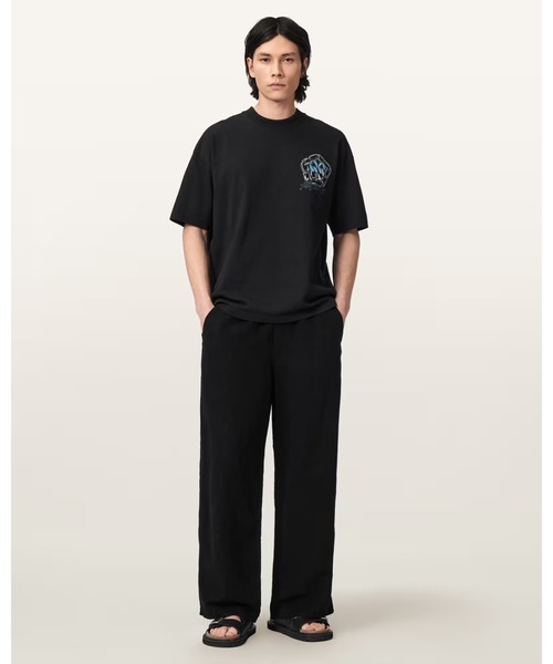 ALLSAINTS(オールセインツ)の「AFFIX SHORT SLEEVE OVERSIZED T-SHIRT | AFFIX 半袖 オーバーサイズ Tシャツ(Tシャツ/カットソー・メンズ・ブラック・M/L/S/XS)」の5枚目の写真