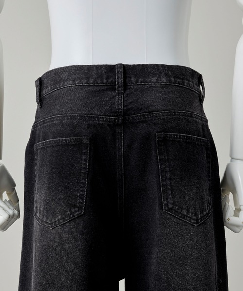 GRANCY(グランシー)の「【GRANCY】Rifted Slash Buggy Denim Pants / リフテッドスラッシュバギーデニムパンツ(デニムパンツ・メンズ・ブルー/ブラック・S/M/L)」の17枚目の写真