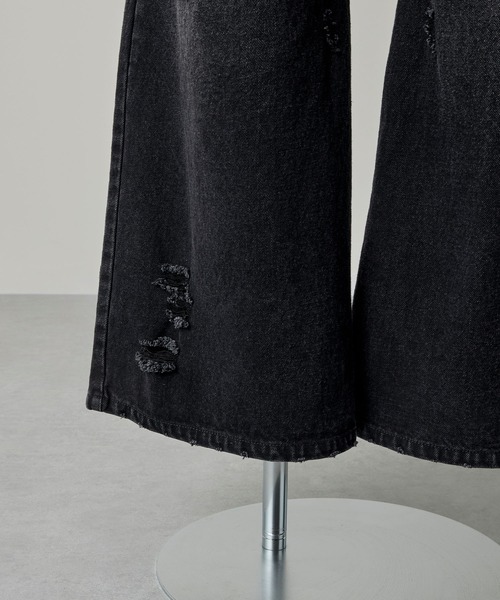 GRANCY(グランシー)の「【GRANCY】Rifted Slash Buggy Denim Pants / リフテッドスラッシュバギーデニムパンツ(デニムパンツ・メンズ・ブルー/ブラック・S/M/L)」の19枚目の写真