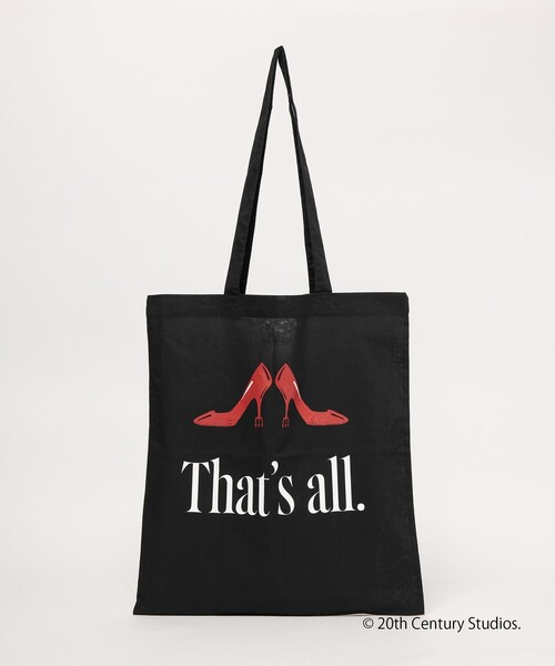 BEAUTY&YOUTH UNITED ARROWS(ビューティーアンドユースユナイテッドアローズ)の「【別注】<プラダを着た悪魔2>ロゴ トートバッグ(トートバッグ・レディース・ホワイト/ブラック・FREE)」の2枚目の写真