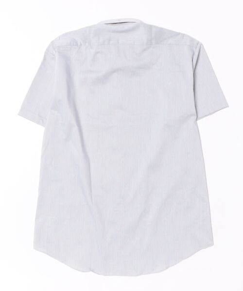 TOKYO SHIRTS(トウキョウシャツ)の「【超形態安定】【吸水速乾】 形態安定ノンアイロン ボタンダウン 半袖ビジネスワイシャツ (大きいサイズ)(ビジネスシャツ・メンズ・グレー・首回り45cm/首回り47cm)」の7枚目の写真