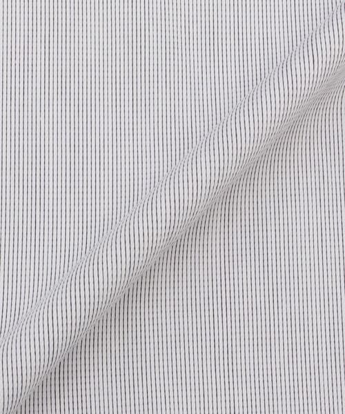 TOKYO SHIRTS(トウキョウシャツ)の「【超形態安定】【吸水速乾】 形態安定ノンアイロン ボタンダウン 半袖ビジネスワイシャツ (大きいサイズ)(ビジネスシャツ・メンズ・グレー・首回り45cm/首回り47cm)」の5枚目の写真