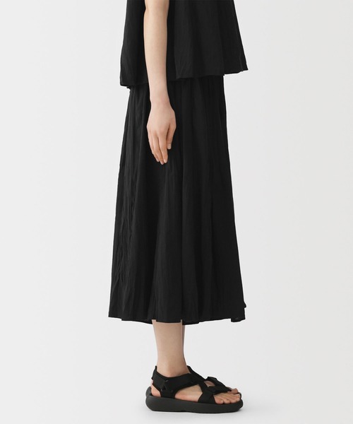 無印良品(ムジルシリョウヒン)の「婦人 不揃い楊柳 イージースカートパンツ(その他パンツ・レディース・ブラック/オフホワイト/ブルー/ダークネイビー・S-M/L-XL)」の12枚目の写真