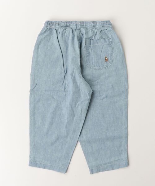 POLO RALPH LAUREN CHILDRENSWEAR(ポロ ラルフ ローレン チルドレンズウェア)の「ビッグ フィット コットン シャンブレー パンツ(その他パンツ・キッズ・ブルー系5・4/6/3/7)」の4枚目の写真