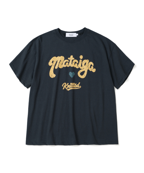 KNITTED(ニッティド)の「Mataiga クロップTシャツ ネイビー(Tシャツ/カットソー・メンズ・その他・MEDIUM/LARGE/X-LARGE)」の3枚目の写真