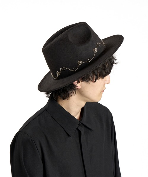NO ID.（ノーアイディ）の「【NO ID.】HOTFIX Fedora Hat / HOTFIX フェドラ ハット（ハット・メンズ・ブラック・ONE SIZE）」の20枚目の写真