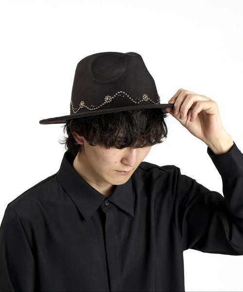 NO ID.（ノーアイディ）の「【NO ID.】HOTFIX Fedora Hat / HOTFIX フェドラ ハット（ハット・メンズ・ブラック・ONE SIZE）」の22枚目の写真