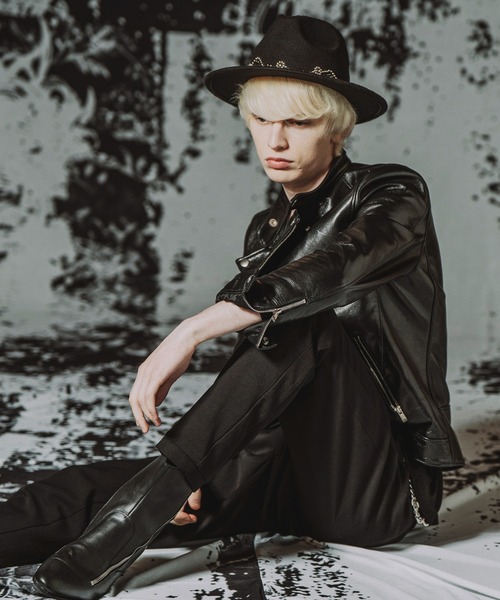 NO ID.（ノーアイディ）の「【NO ID.】HOTFIX Fedora Hat / HOTFIX フェドラ ハット（ハット・メンズ・ブラック・ONE SIZE）」の6枚目の写真