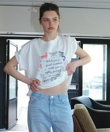 エアリアルTシャツ_アイボリー
