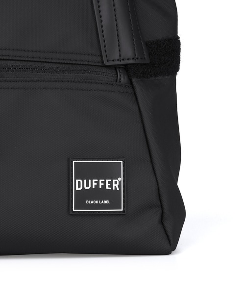 The DUFFER of ST.GEORGE(ザダファーオブセントジョージ)の「〔BLACK LABEL〕GYM BAG MINI:ミニジムバッグ ミニトート(トートバッグ・メンズ・ブラック・F)」の8枚目の写真