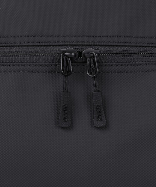 The DUFFER of ST.GEORGE(ザダファーオブセントジョージ)の「〔BLACK LABEL〕GYM BAG MINI:ミニジムバッグ ミニトート(トートバッグ・メンズ・ブラック・F)」の2枚目の写真