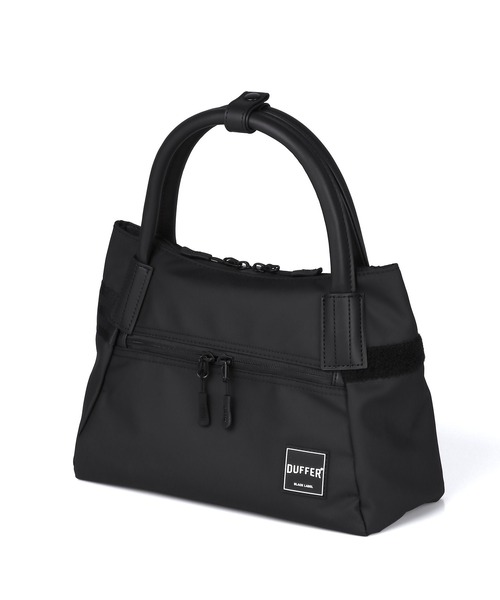 The DUFFER of ST.GEORGE(ザダファーオブセントジョージ)の「〔BLACK LABEL〕GYM BAG MINI:ミニジムバッグ ミニトート(トートバッグ・メンズ・ブラック・F)」の6枚目の写真