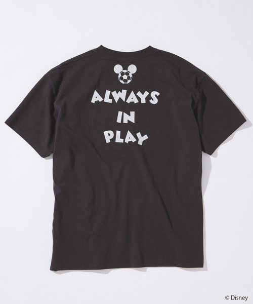 JOURNAL STANDARD(ジャーナルスタンダード)の「MICKEY MOUSE / ミッキー マウス 別注 サッカー プリント Tシャツ(Tシャツ/カットソー・メンズ・ホワイト系その他/チャコールグレー/ブラック/ライトグリーン/ブルー/ブルー系その他/ブラック系その他/ホワイト・MEDIUM/SMALL/LARGE)」の9枚目の写真