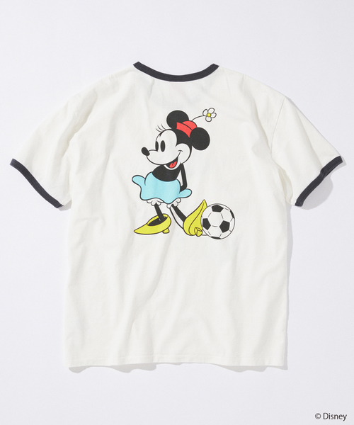 JOURNAL STANDARD(ジャーナルスタンダード)の「MICKEY MOUSE / ミッキー マウス 別注 サッカー プリント Tシャツ(Tシャツ/カットソー・メンズ・ホワイト系その他/チャコールグレー/ブラック/ライトグリーン/ブルー/ブルー系その他/ブラック系その他/ホワイト・MEDIUM/SMALL/LARGE)」の13枚目の写真