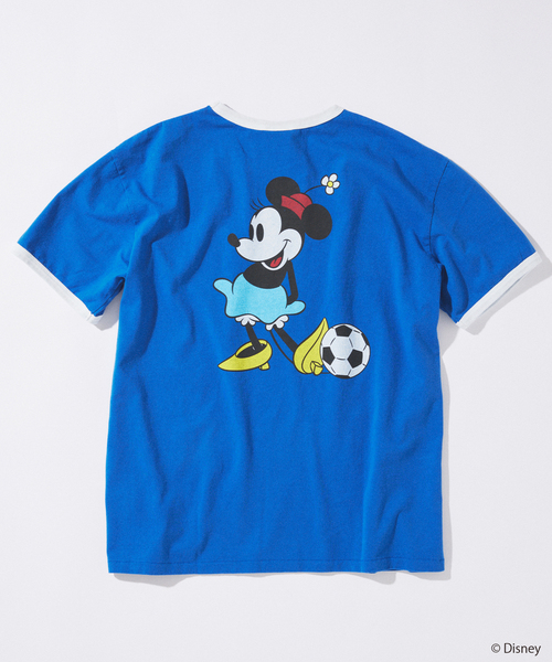 JOURNAL STANDARD(ジャーナルスタンダード)の「MICKEY MOUSE / ミッキー マウス 別注 サッカー プリント Tシャツ(Tシャツ/カットソー・メンズ・ホワイト系その他/チャコールグレー/ブラック/ライトグリーン/ブルー/ブルー系その他/ブラック系その他/ホワイト・MEDIUM/SMALL/LARGE)」の15枚目の写真