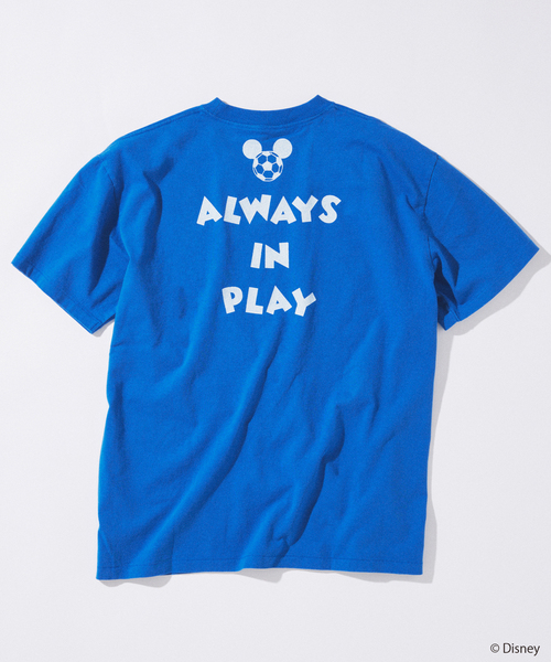 JOURNAL STANDARD(ジャーナルスタンダード)の「MICKEY MOUSE / ミッキー マウス 別注 サッカー プリント Tシャツ(Tシャツ/カットソー・メンズ・ホワイト系その他/チャコールグレー/ブラック/ライトグリーン/ブルー/ブルー系その他/ブラック系その他/ホワイト・MEDIUM/SMALL/LARGE)」の16枚目の写真