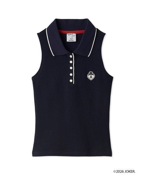 SNIDEL（スナイデル）の「【PINGU(TM)】ワンポイントアメスリカットプルオーバー（Tシャツ/カットソー・レディース・レッド/ネイビー/ホワイト/マルチ・F）」の3枚目の写真